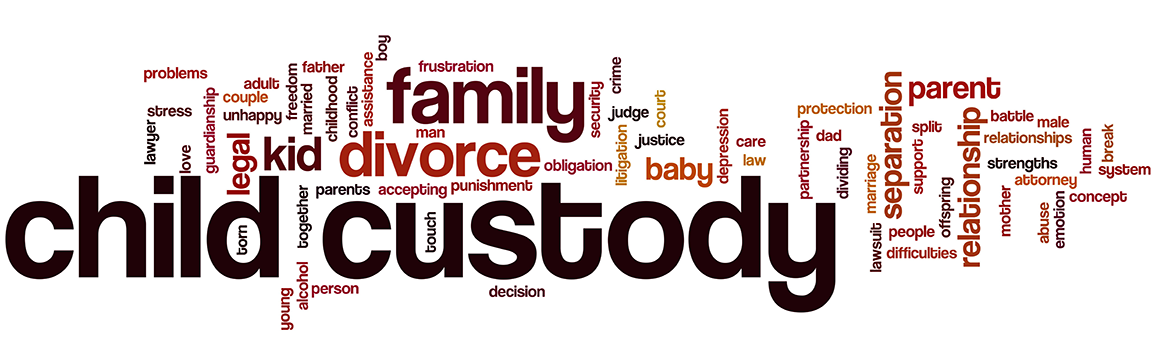 Child Custody Word Graphics - wide M